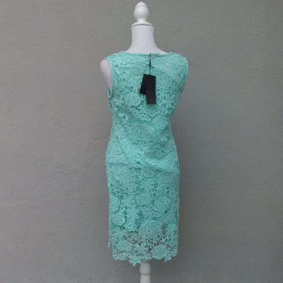 Anthropologie Solitaire Dress Lace Sleeveless Shift Dress New with Tags Med - Picture 6 of 7